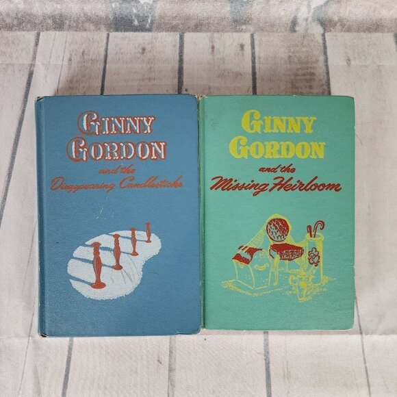 Ginny  Gordon Novels Set of 2 The Disappearing Candlesticks The Missing Heirloom - Picture 1 of 10
